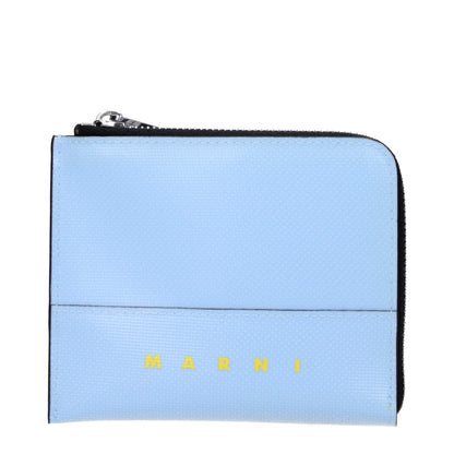 Marni Blue Polyethylene Wallet