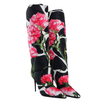 Dolce & Gabbana Multicolor Nylon Womens Boot
