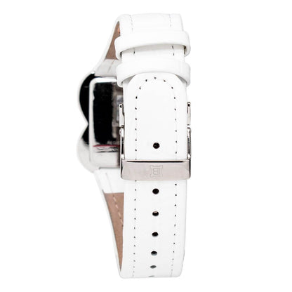 Laura Biagiotti White Leather Dress Watch