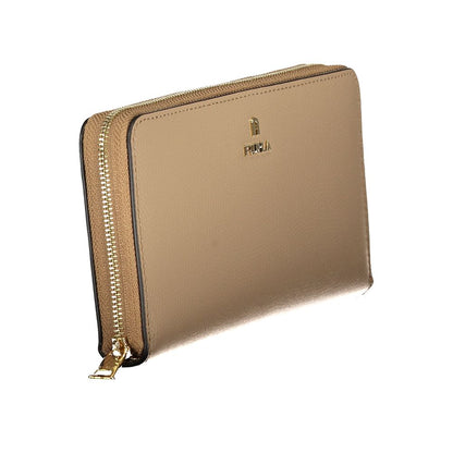 Furla Beige Leather Wallet