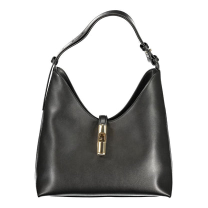 Furla Black Leather Handbag