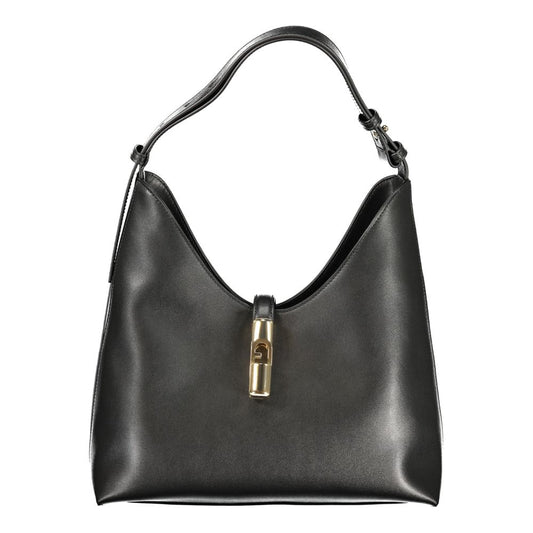 Furla Black Leather Handbag