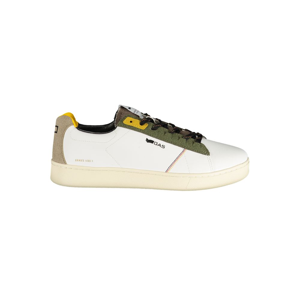 Gas White Polyester Sneaker