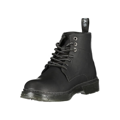 Gas Black Polyester Ankle