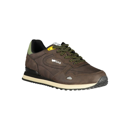 Gas Brown Polyester Sneaker