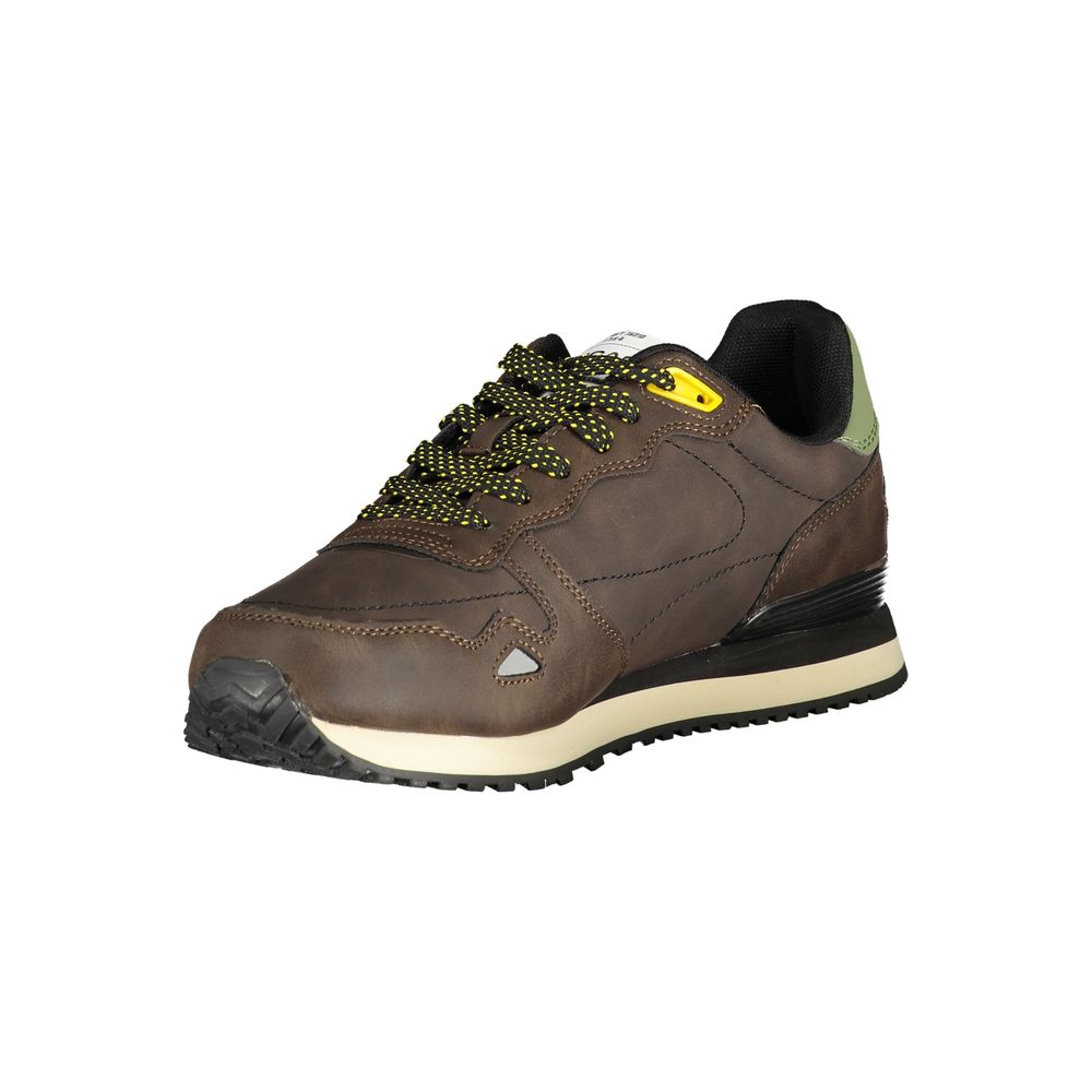 Gas Brown Polyester Sneaker