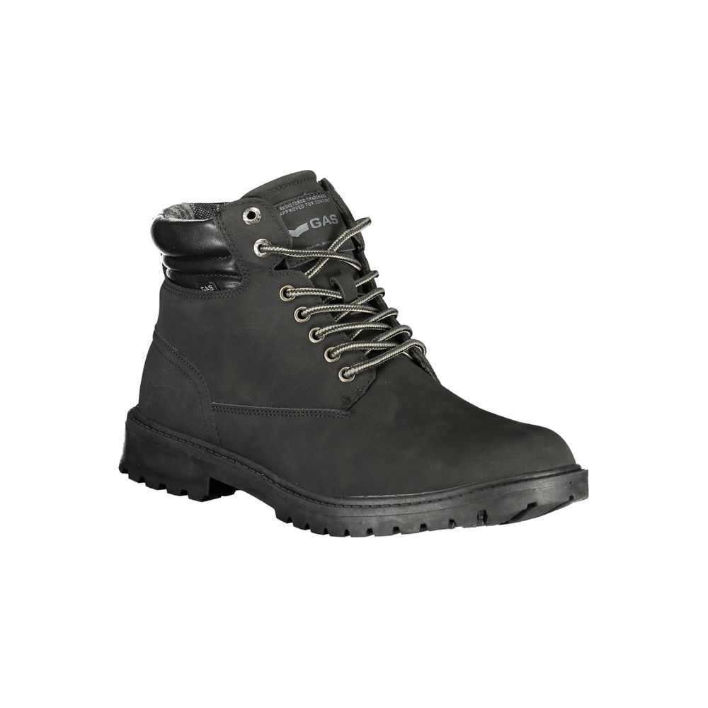 Gas Black Polyester Ankle
