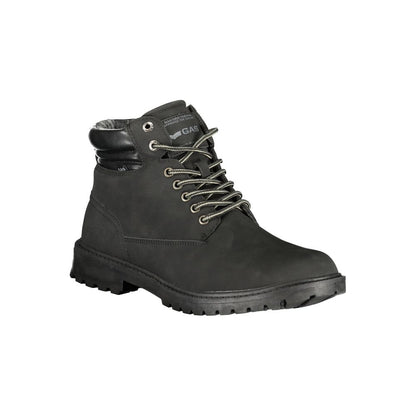 Gas Black Polyester Ankle