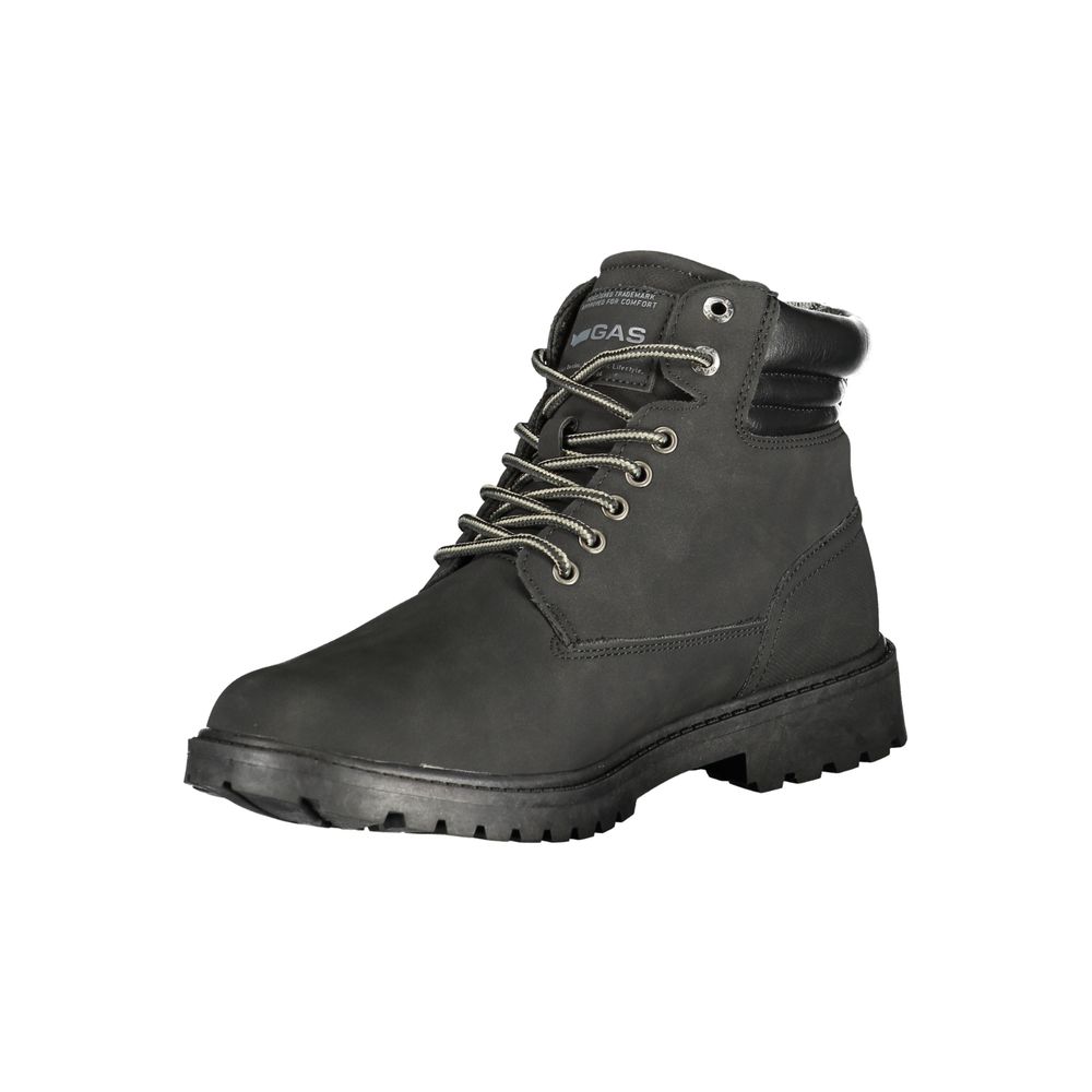 Gas Black Polyester Ankle