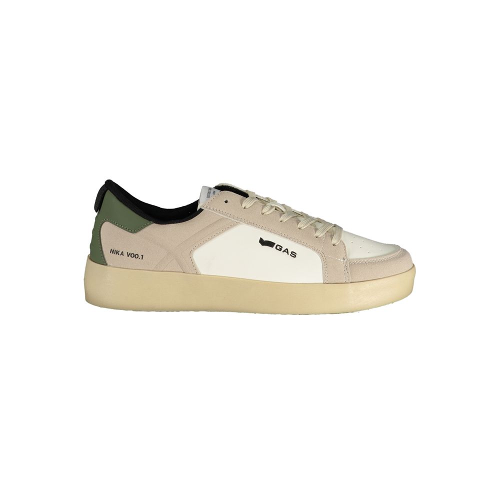 Gas White Polyester Sneaker