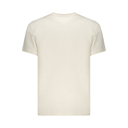 Tommy Hilfiger White Cotton Men's T-Shirt