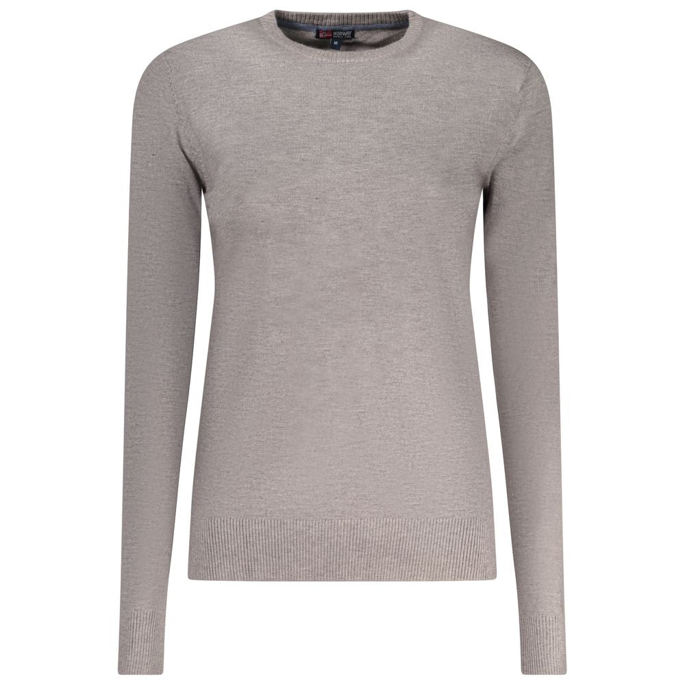 Norway 1963 Grigio Viscosa Donna Maglia