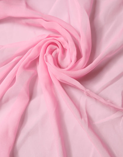 Dolce & Gabbana Pink Silk Sash Neck Wrap Shawl Men Scarf