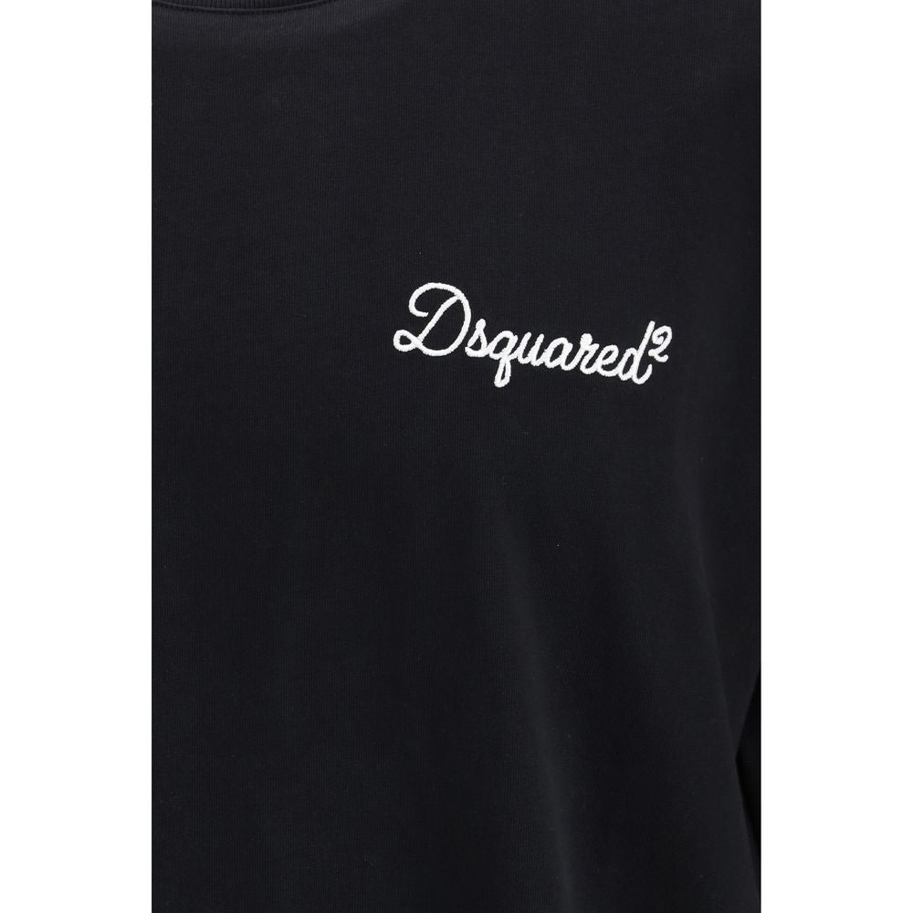 Dsquared² Black Cotton T-Shirt