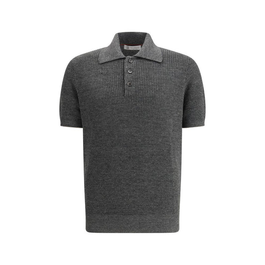 Brunello Cucinelli Gray Cotton Sweatshirt
