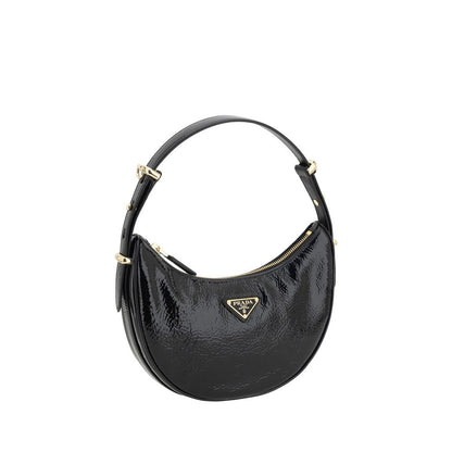 Prada Black Calf Leather Bos Taurus Shoulder Bag