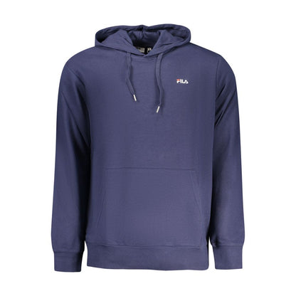 Fila Blue Cotton Mens Sweatshirt with Hood