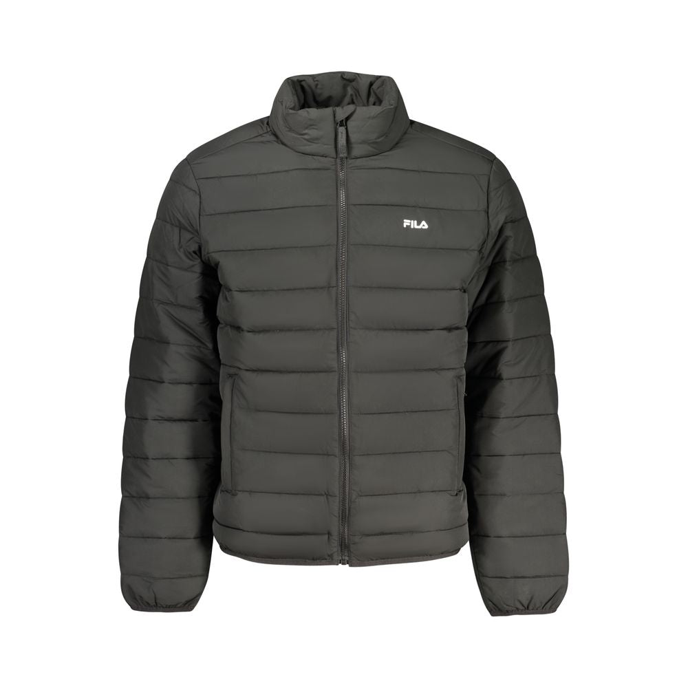 Fila Black Polyester Coat