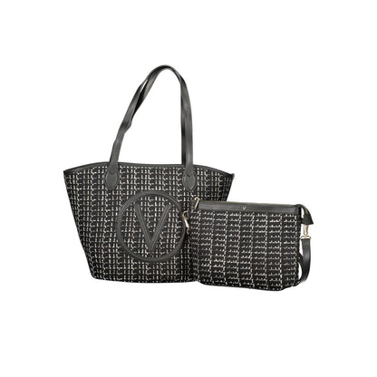 Mario Valentino Black Polyester Handbag