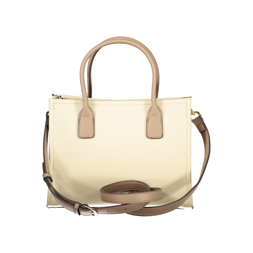 Mario Valentino Beige Polyethylene Handbag
