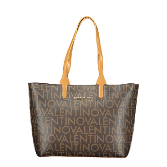 Mario Valentino Brown Polyethylene Handbag
