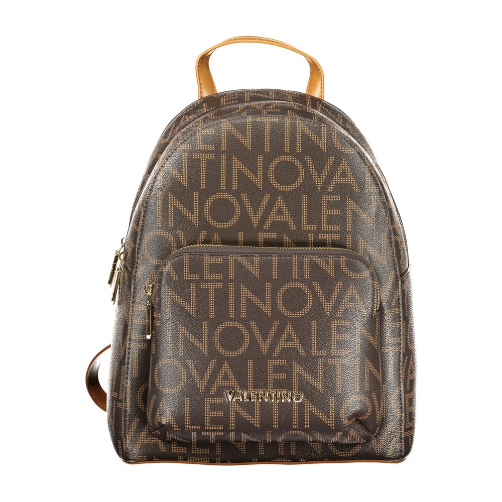 Mario Valentino Brown Polyethylene Backpack