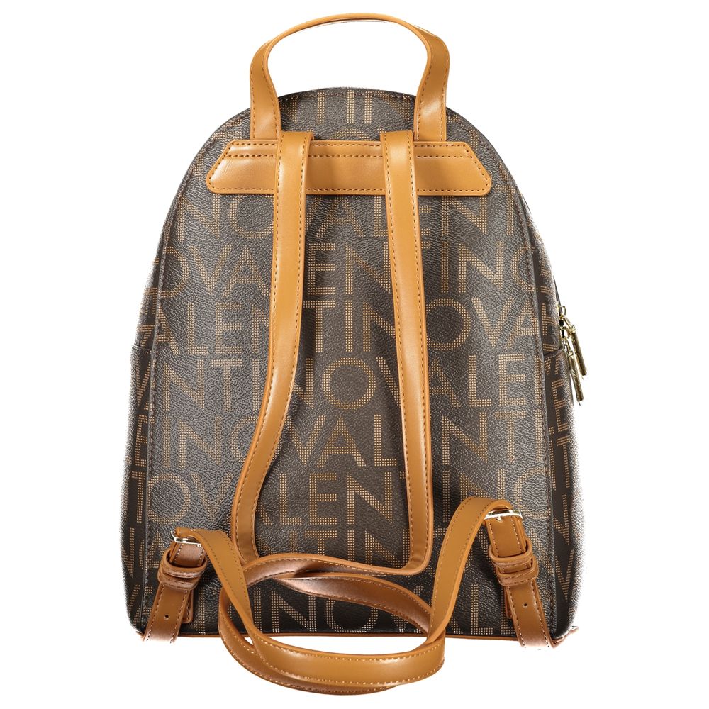 Mario Valentino Brown Polyethylene Backpack