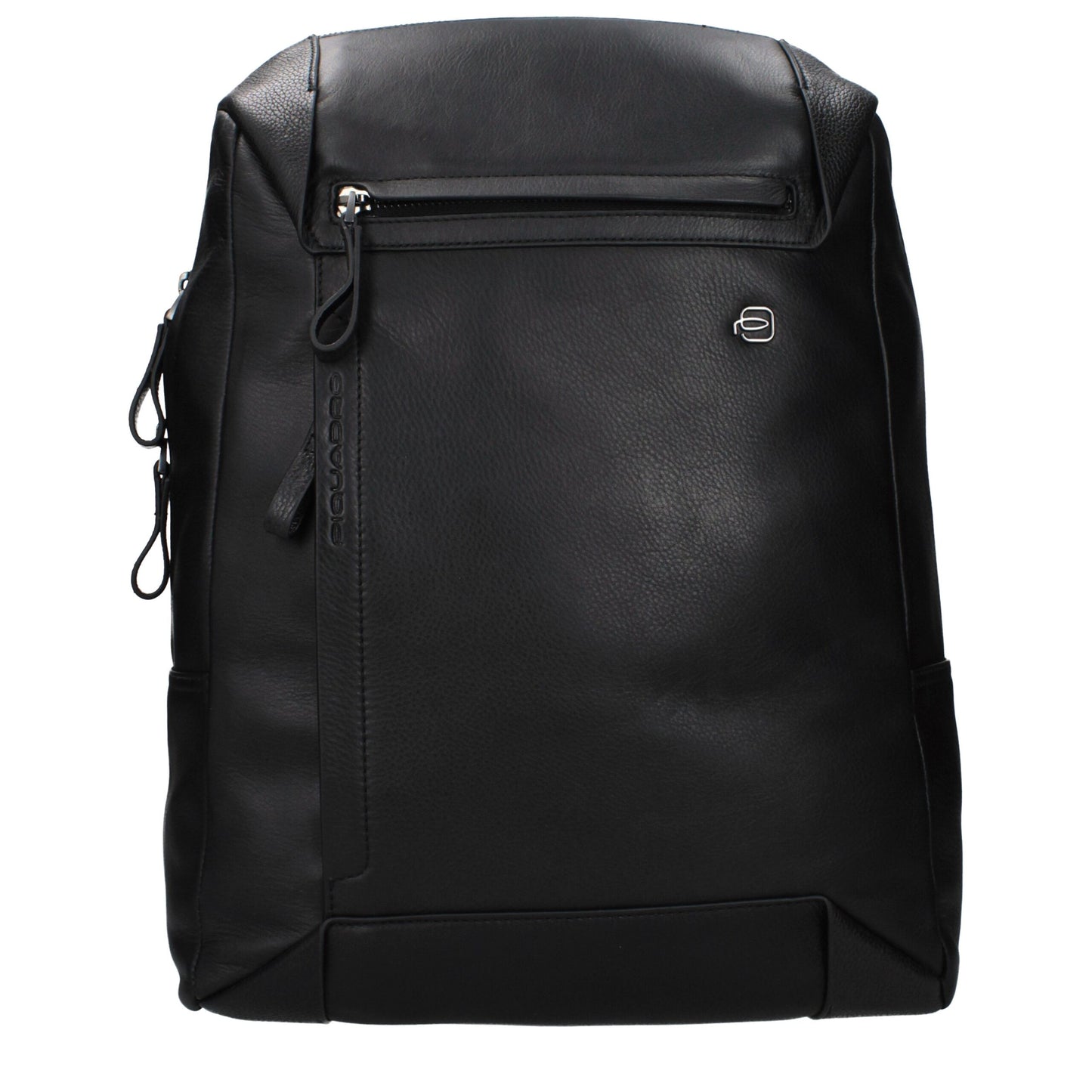 Piquadro Black Leather Backpack