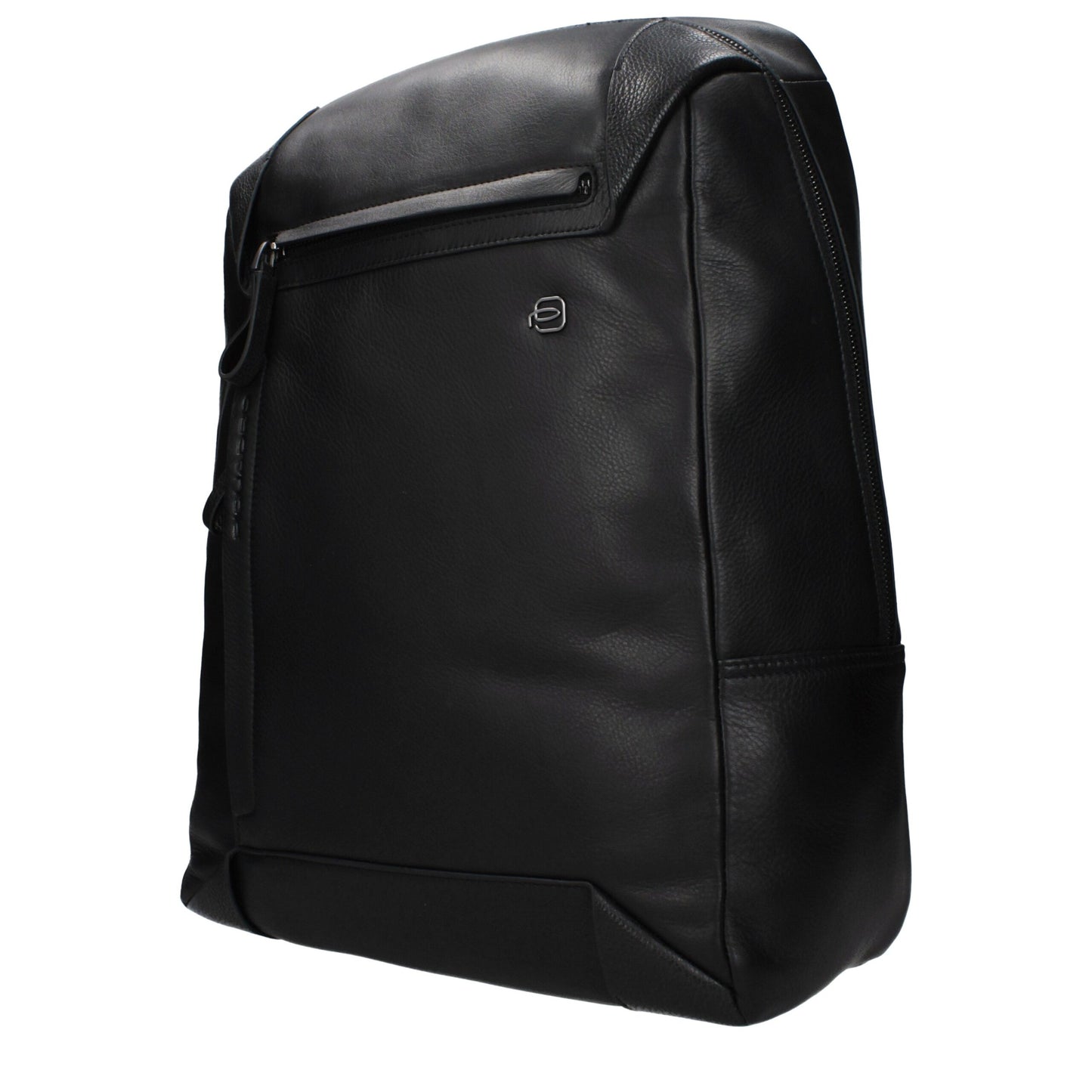 Piquadro Black Leather Backpack